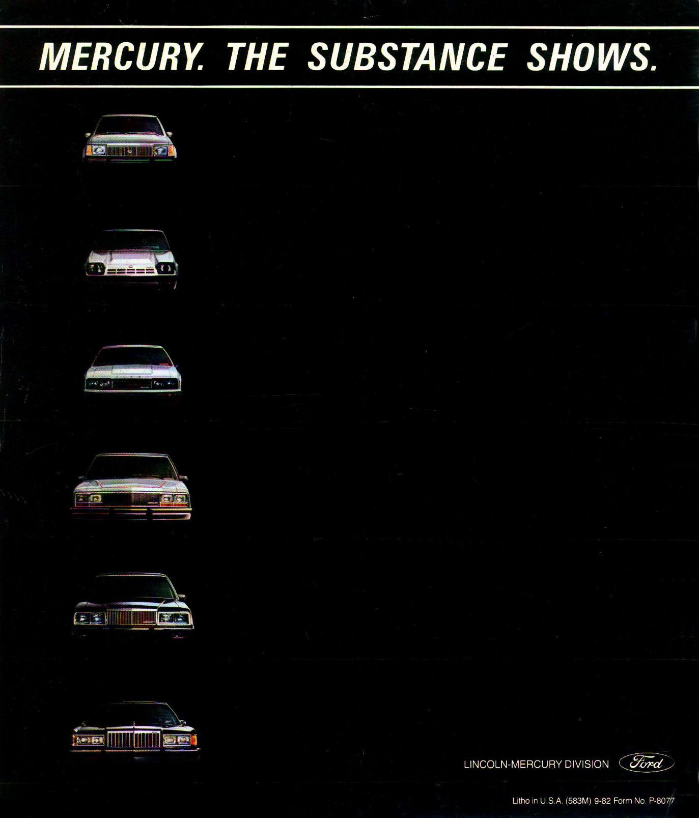 1983 Mercury Full-Line Brochure Page 12